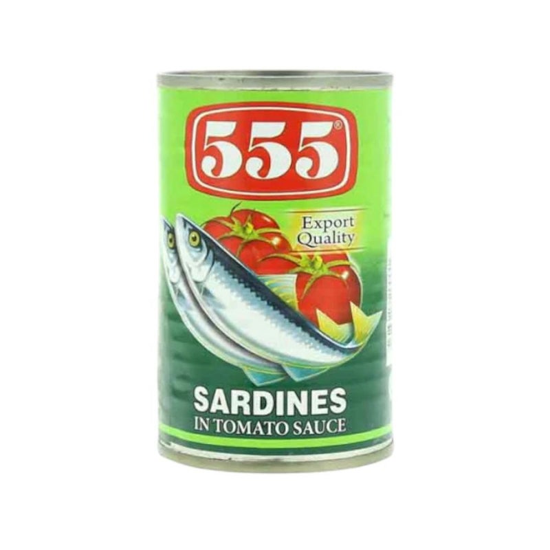سمك سردين معلب 555 في صلصة الطماطم - 155 جرام